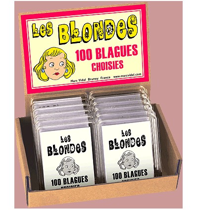 Les blondes 100 blagues - Marc Vidal