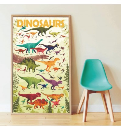 Poster & stickers Dinosaures - Poppik
