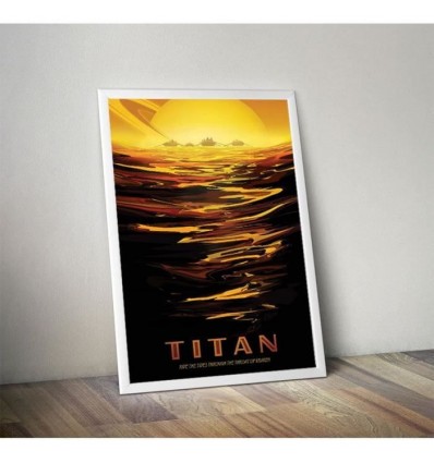 Affiche NASA - Mission Titan