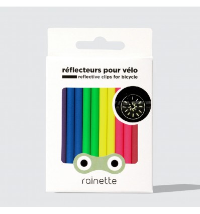 Réflecteurs pour rayons de vélo Fluo - Rainette