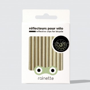Réflecteurs pour rayons de vélo Or - Rainette