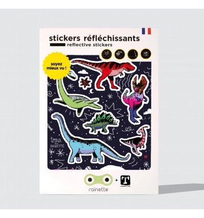 Sticker réfléchissant Dinosaures - Rainette