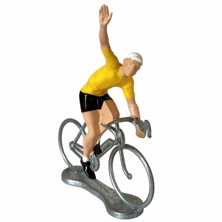 Figurine cycliste Vainqueur Maillot Jaune - Bernard & Eddy