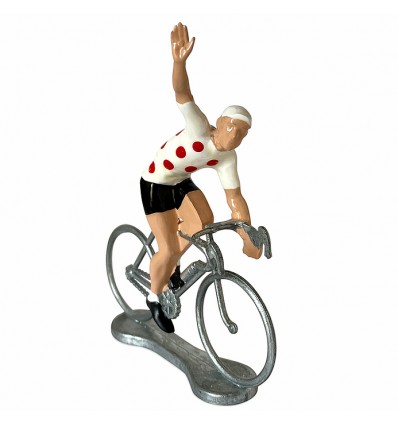 Figurine cycliste Vainqueur Maillot à pois - Bernard & Eddy