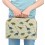Valise en carton Dinosaures Kaki (L) - A little lovely company