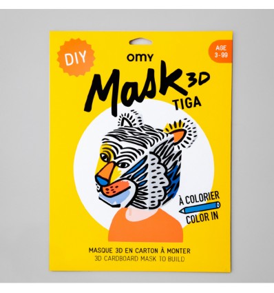 Masque 3D en carton Tigre - Omy