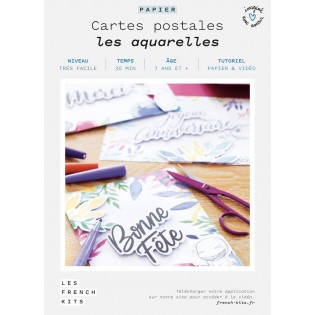 Kit création de cartes aquarelles - French Kits