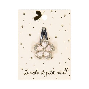 Barrette mini fleur - Luciole et Petit Pois