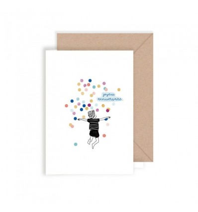 Carte double Anniversaire garçon - My Lovely Thing