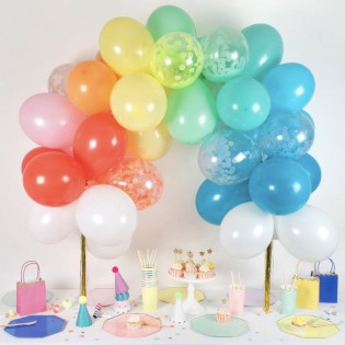 Arche de ballons multicolores - Meri Meri