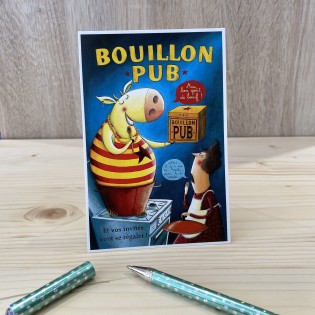 Carte "Bouillon Pub" - Amandine Piu
