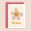 Carte happy fleur - Ma petite vie