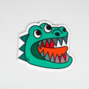 Cahier dinosaure et ses stickers - Omy
