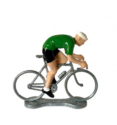 Figurine cycliste Sprinteur Maillot Vert - Bernard & Eddy