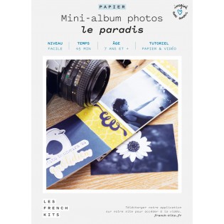 Kit mini album photos Le Paradis - French Kits