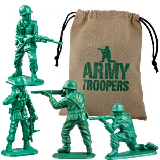 48 petits soldats en plastique - Tobar