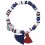 Kit bracelet Bleu Blanc Rouge - Rico Design