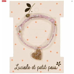 Bracelet liberty D'anjo Cost Rose - Luciole et Petit Pois