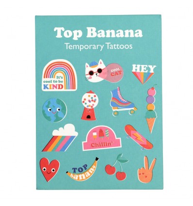 Tatouages temporaires Top Banana - Rex London