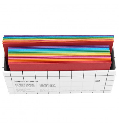 Coffret de cartes et enveloppes multicolores classiques - Rico Design