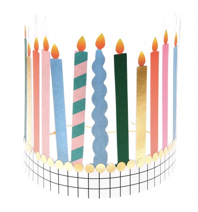 Couronne bougies d'anniversaire - Rico Design