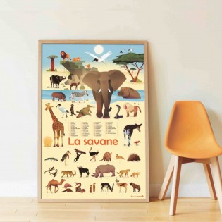 Poster & stickers Savane - Poppik