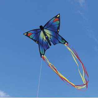 Cerf-volant Papillon bleu - Colours in Motion