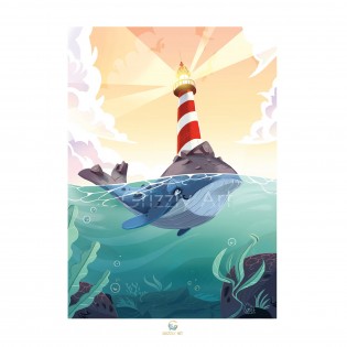 Affiche Phaleine 30x40 - Grizzly Art