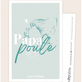 Carte Papa Poule - Happypotame