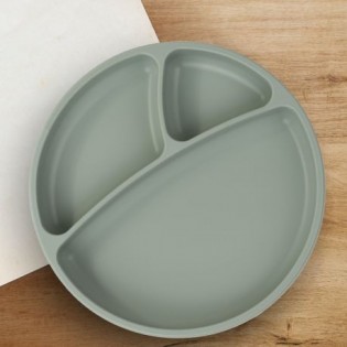 Assiette compartimentée en silicone - Ecoboutik