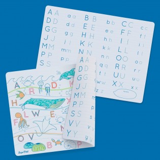 Set de table silicone Lettres de l'alphabet Learn & Play - Super Petit
