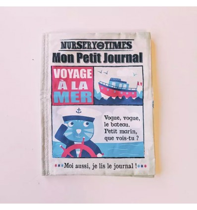 Livre d'éveil à froisser "Mer" - Mon Petit Journal