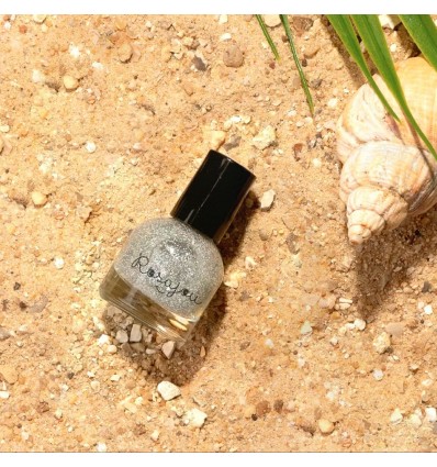 Vernis argenté pelliculable Star avec étui- Rosajou