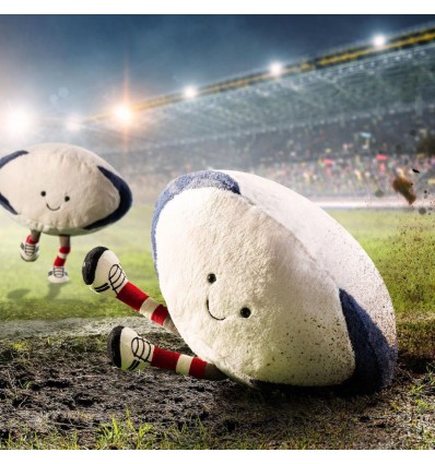 Peluche Amuseable ballon de rugby - Jellycat