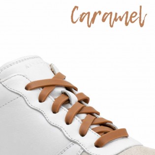 Lacets Silicone Larges Caramel - Gorilla
