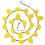 Guirlande en feutre Fanion Fleur de soufre - Muskhane