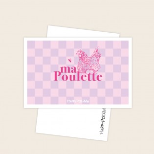 Carte Ma Poulette - Happypotame