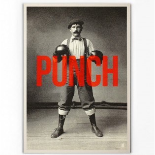Carte vintage "Punch" - Atelier Kencre