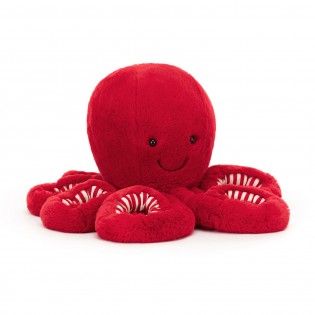 Grande peluche Pieuvre Cranberry - Jellycat