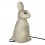 Lampe lapin doré