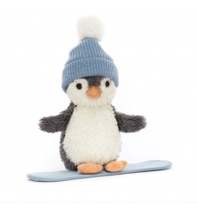 Peluche pingouin peanut en snowboard - Jellycat