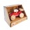 Voiture de course en bois rouge - Egmont Toys