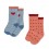 Lot de 2 paires de chaussettes coeurs - Konges Slojd