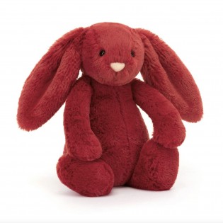 Peluche lapin Bashful Cranberry (S) - Jellycat