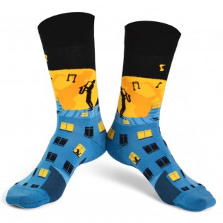 Chaussettes Jazz en ville (37- 42) - Josette & Tic