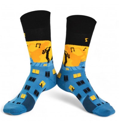 Chaussettes Jazz en ville (37- 42) - Josette & Tic