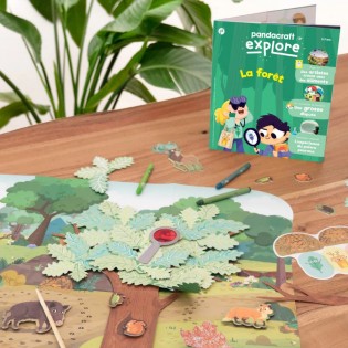 Kit créatif La Forêt pour 3-7 ans - Pandacraft