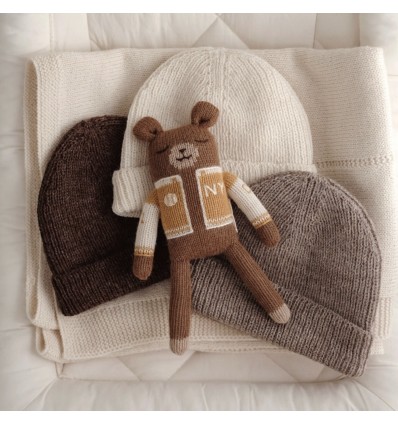 Doudou Ourson teddy baseball - Main Sauvage