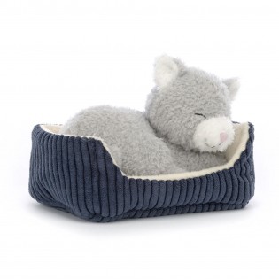 Peluche Chat dans son panier - Jellycat