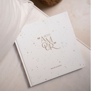 Livre de Naissance Petit Amour Blanc - Zakuw